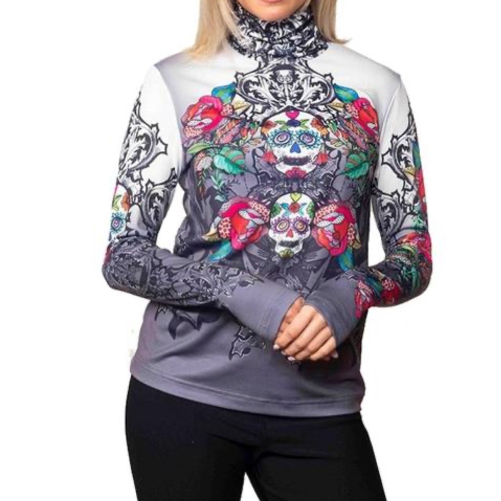 Snoskins ,Colorful Graphic Women's Top